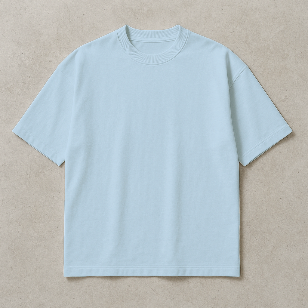 LAVENDER, OVERSIZED DROP SHOULDERS T-SHIRT, 210 GSM, 100% PREMIUM COTTON