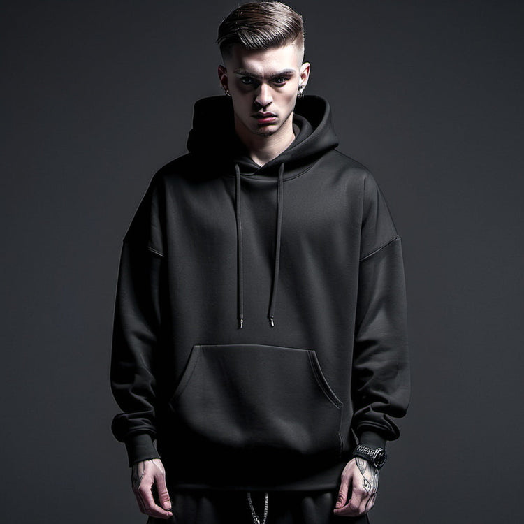 Oversized Drop Shoulders Hoodies