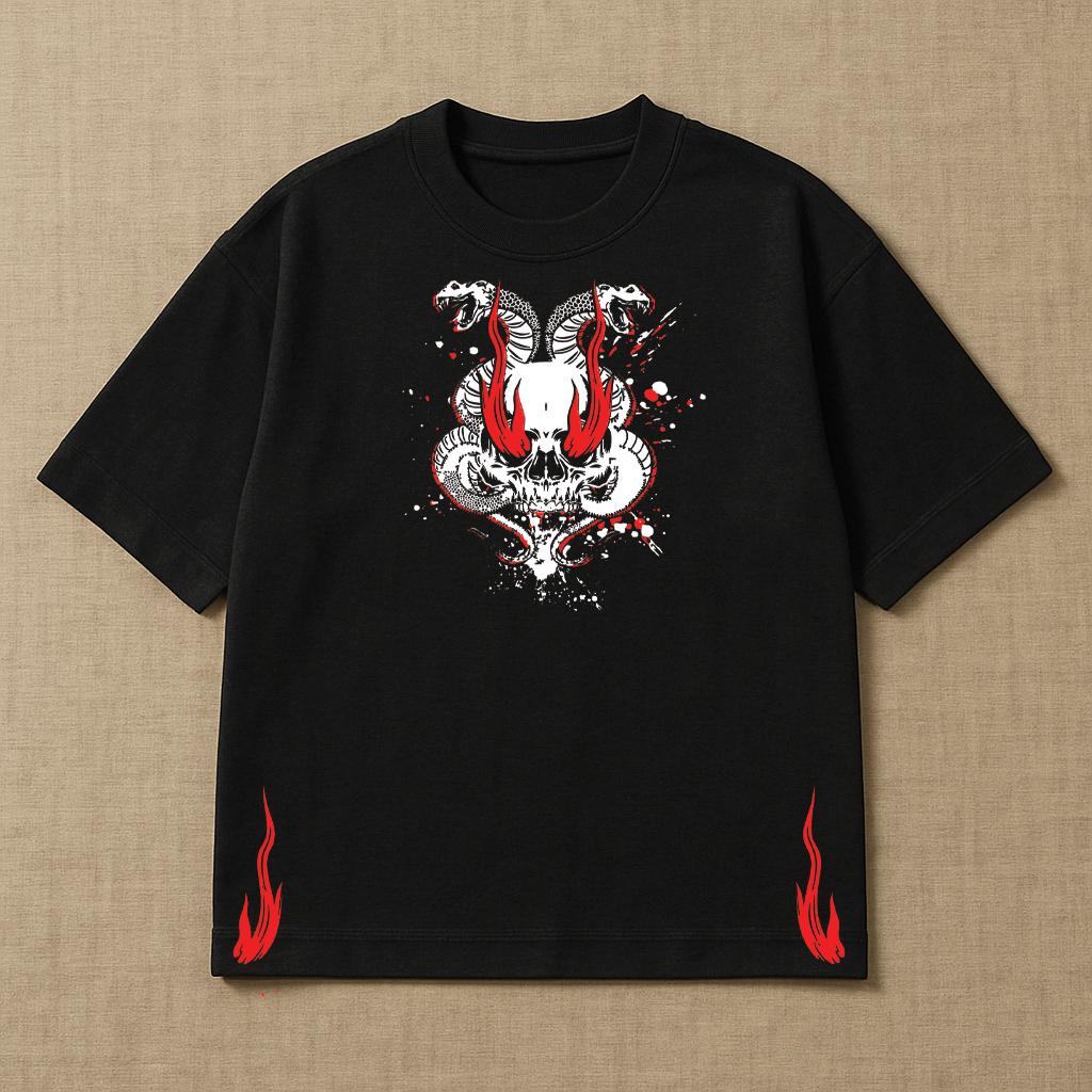 Sarpa, Oversized drop shoulders T-shirt, 210 GSM, 100% premium cotton