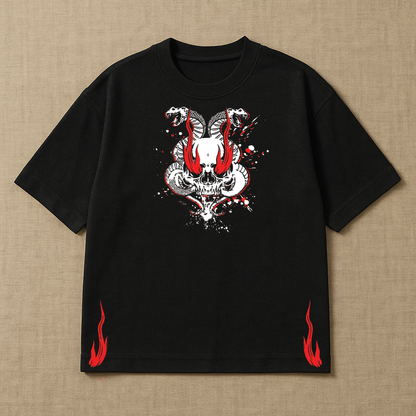 Sarpa, Oversized drop shoulders T-shirt, 210 GSM, 100% premium cotton