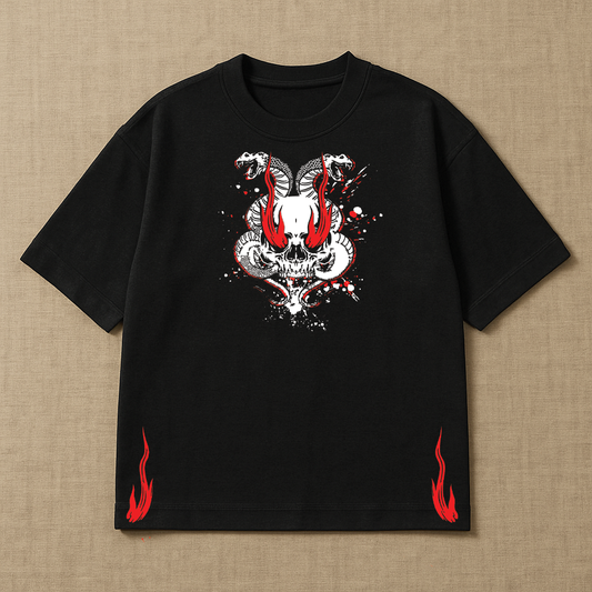 Sarpa, Oversized drop shoulders T-shirt, 210 GSM, 100% premium cotton