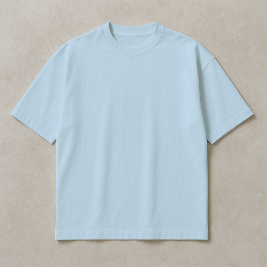 LAVENDER, OVERSIZED DROP SHOULDERS T-SHIRT, 210 GSM, 100% PREMIUM COTTON